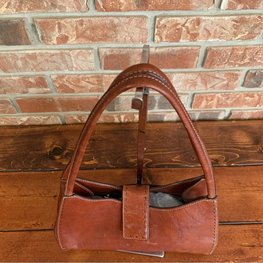 Fossil Sedona li Vintage New Italian Women's Scoop Leather Hobo Shoulder Bag